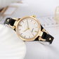 ⌚ 50 % DE RÉDUCTION POUR UNE DURÉE LIMITÉE ! ✨ Montre élégante à bracelet fin – Cadran épuré, bracelet en cuir, mouvement à quartz 💎