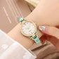 ⌚ 50 % DE RÉDUCTION POUR UNE DURÉE LIMITÉE ! ✨ Montre élégante à bracelet fin – Cadran épuré, bracelet en cuir, mouvement à quartz 💎