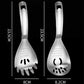 🥄 -50% ! 🔪 Cuillère de Cuisine Multifonction en Acier Inoxydable 304/430 – 5-en-1 : Filtre, Sépare, Broye, Sert et Ouvre-Bouteille – 23,5 cm – Argent 🍳
