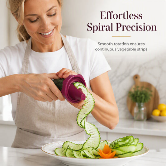 🥕✨ Spiraliseur et enrouleur de légumes manuel pour sculpter des roses – Transformez vos carottes en roses dignes d'un restaurant en 60 secondes ! 🌹🍽️