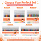 Coffret de stylos gel pailletés rétractables pour le journal intime et le dessi
