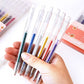 Coffret de stylos gel pailletés rétractables pour le journal intime et le dessi