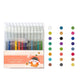 Coffret de stylos gel pailletés rétractables pour le journal intime et le dessi