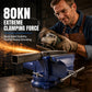 🔧⚙️ -50% ! 🗁️ Étau d’Atelier à Grande Ouverture – Fonte Nodulaire HRC55+, Force de Serrage 80 kN & Pivotement 360°.