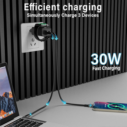 Chargeur mural sans fil 3 en 1 pour montre
