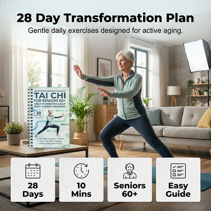🧘☯️ Livre « 28 jours de tai-chi » – Un programme progressif pour débutants, apaise le stress, améliore l’équilibre et le sommeil, la routine bien-être à adopter chez soi 🌿📖