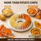 🥔 50 % DE RÉDUCTION EN CE MOMENT ! 🍟 Machine à chips de pommes de terre pour micro-ondes – sans huile, croustillantes et saines – idéale pour des en-cas faits maison 🥗✨