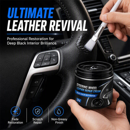 Crème réparatrice pour cuir de volant de voiture