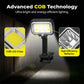 Lampe solaire à détecteur de mouvement avec fixation à pince