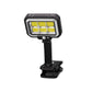Lampe solaire à détecteur de mouvement avec fixation à pince