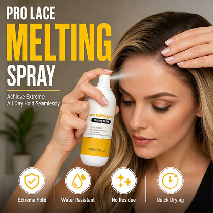 Spray fondant pour dentelle à tenue forte