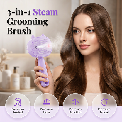 Brosse à cheveux électrique 3 en 1