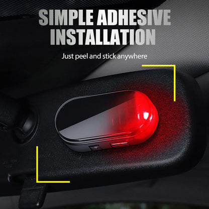 Lampe antivol solaire pour voiture