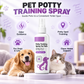 Spray d'apprentissage de la propreté pour chiens et chats