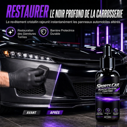 Rénovateur plastique voiture et agent de revêtement cristal