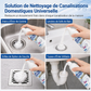 Nettoyant moussant et désodorisant pour canalisations domestiques