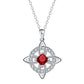 🍀 50% DE RÉDUCTION! 💎 Collier nœud celtique – Pierre de naissance, élégant & réglable ✨