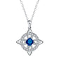 🍀 50% DE RÉDUCTION! 💎 Collier nœud celtique – Pierre de naissance, élégant & réglable ✨