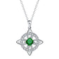 🍀 50% DE RÉDUCTION! 💎 Collier nœud celtique – Pierre de naissance, élégant & réglable ✨