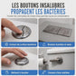 Chasse d'eau automatique sans contact pour toilettes