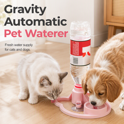 Distributeur d'eau pour animaux par gravité (sans électricité)