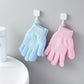 Gants de bain exfoliants à cinq doigts