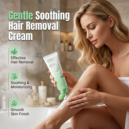 Crème dépilatoire apaisante pour une peau douce