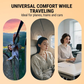 🌬️ Oreiller de voyage gonflable ergonomique ✈️😴 | Pour un sommeil confortable en voiture, en avion ou en train