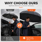 Parapluie pliant extra-large coupe-vent