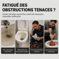 🪠⚡ Déboucheur de Canalisation Haute Pression – Débouchage Instantané en 1 Seconde, Buse Rotative 180° & Zéro Produit Chimique ✨