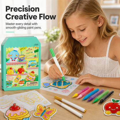 Kit de stickers en gelée à faire soi-même pour enfants