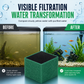 Cube de filtre au charbon actif pour la purification de l'eau d'aquarium