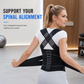 📢 -50 % ! 🧍 Correcteur de posture dorsale réglable pour adultes