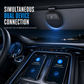⏳ Offre limitée : -50 % ⏰ Kit mains libres Bluetooth  pour pare-soleil, allumage automatique par vibration, prise en charge A2DP et annonce vocale du numéro appelant