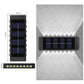 🎉-50% RÉDUCTION💡Applique murale solaire✅Éclairage double face, économie d’énergie