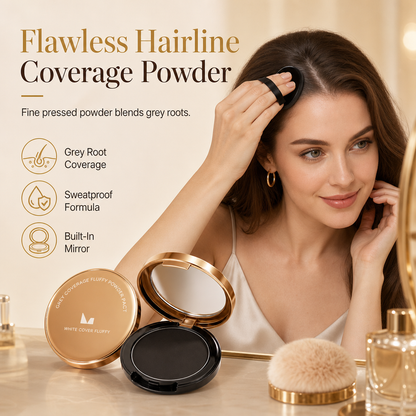 Poudre compacte volumatrice pour retouches capillaires