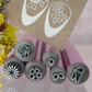 🌸 Kit d'outils de stamping en métal pour nail art