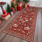 ✨Vente flash🎅-50 %🎄Tapis long de Noël avec cerf et père Noël