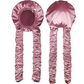 Bonnet en satin bouclé sans chaleur pour dormir
