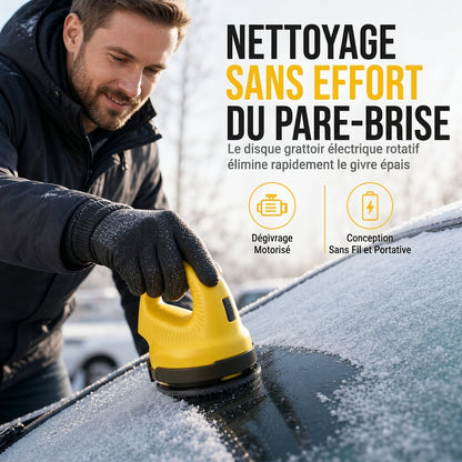 Raclette à neige et outil de dégivrage pour pare-brise de voiture électrique, pour enlever la neige en hiver