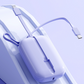 Chargeur portable fin de 10 000 mAh avec câble intégré