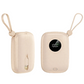 Chargeur portable fin de 10 000 mAh avec câble intégré