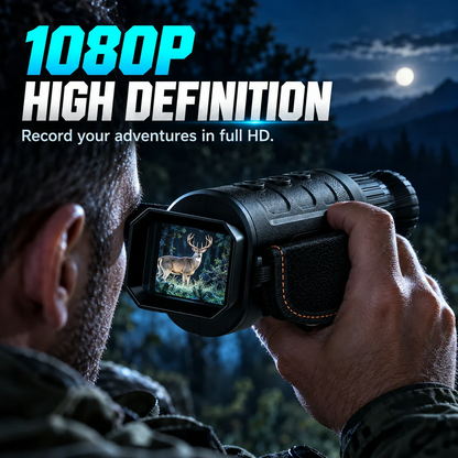 📢📢 50 % DE RÉDUCTION 🔍 Monoculaire de vision nocturne HD 1080p – Zoom numérique 16x pour les aventures en plein air et l'observation de la faune sauvage