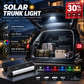 🔆 Éclairage de coffre solaire à LED pour voitures – Capteur automatique, sans fil, 6 couleurs, pour SUV et véhicules