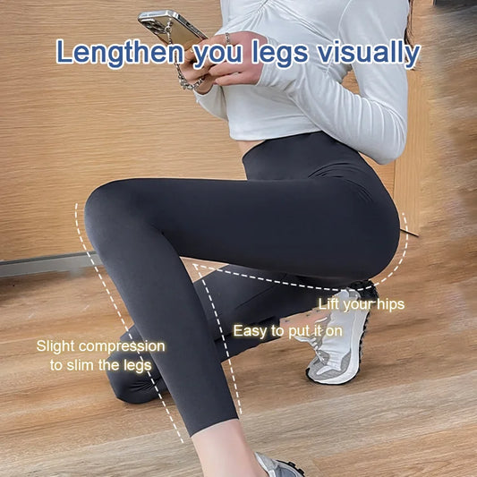 High-stretch leggings for figure shaping
