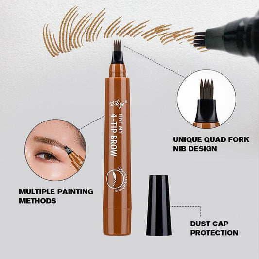 🔥Christmas sale 🔥Buy 1 get 1 free🎅4 Points Eyebrow Pen