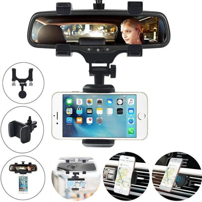 Rotatable and Retractable Car Phone Holder