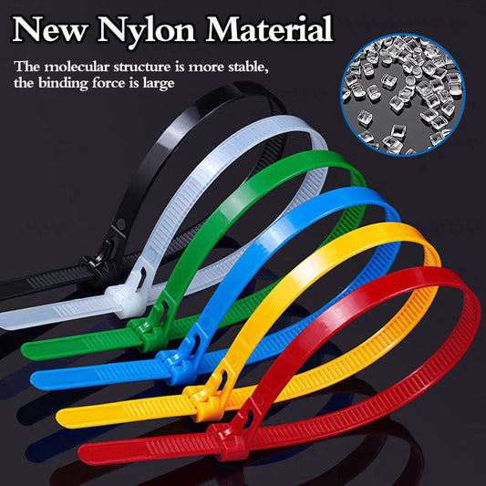 🔥BUY 2 GET 1 FREE🔥Buckle Self-locking Premium Nylon Cable Wire Ties