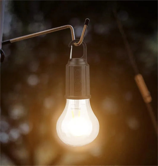 🔥🔥🔥Outdoor Camping Hanging Type-C Charging Retro Light Bulb Lighting Decoration