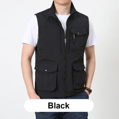 Men's Outdoor Fishing Multi-Pocket Vest